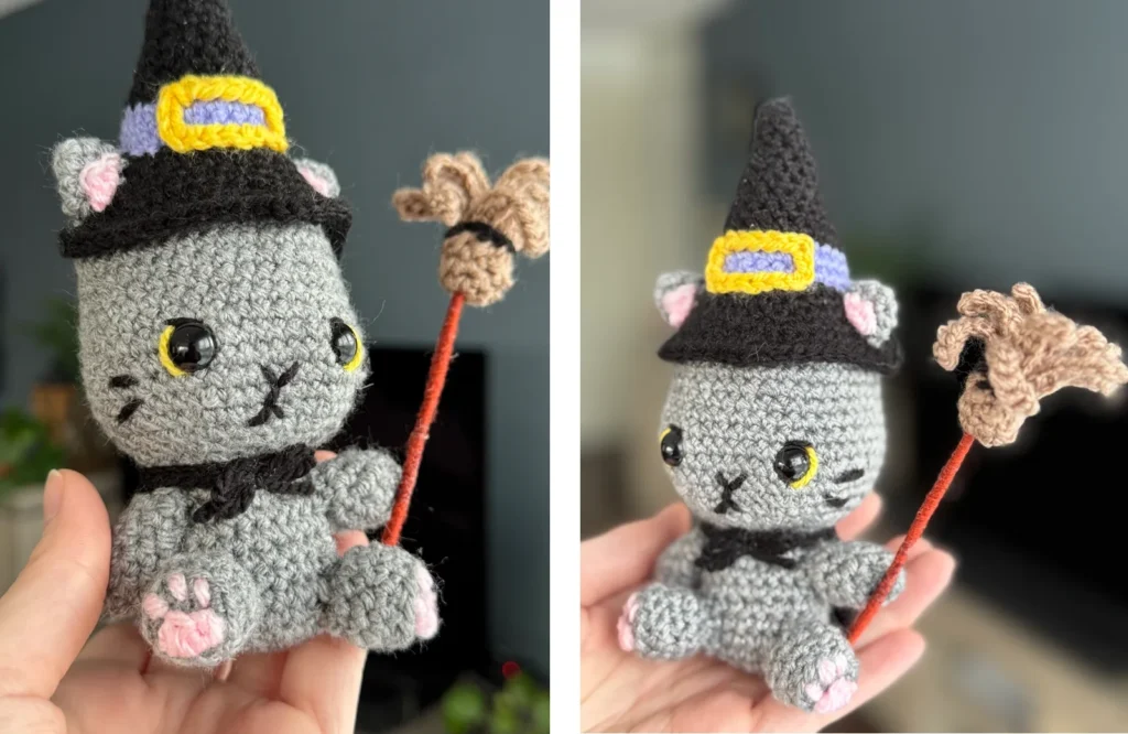 Halloween knuffeltje: Witch Cat